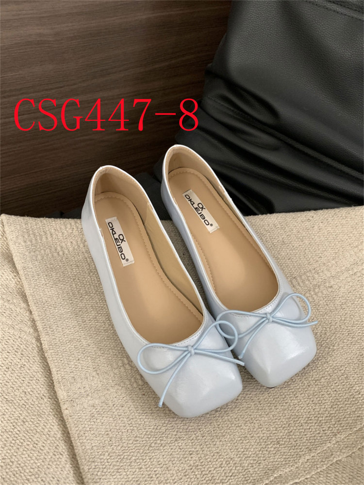 Blue light blue series shallow shoes soft soled ballet shoes #CSG447