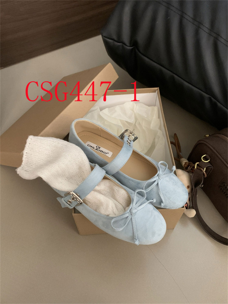 Blue light blue series shallow shoes soft soled ballet shoes #CSG447