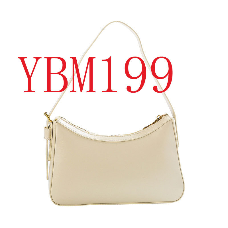 Retro Hong Kong style portable one-shoulder underarm bag temperament commuter small bag clutch bag #YBM199