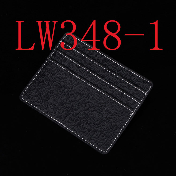 Universal ultra-thin multi-position PU wallet bank card cover #LW348