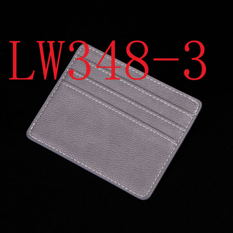 Universal ultra-thin multi-position PU wallet bank card cover #LW348