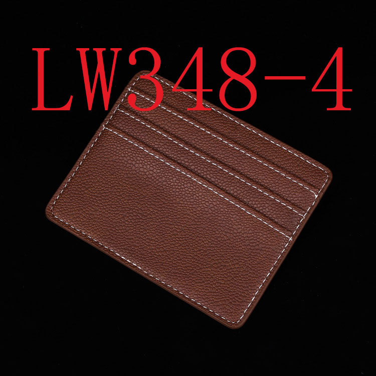 Universal ultra-thin multi-position PU wallet bank card cover #LW348
