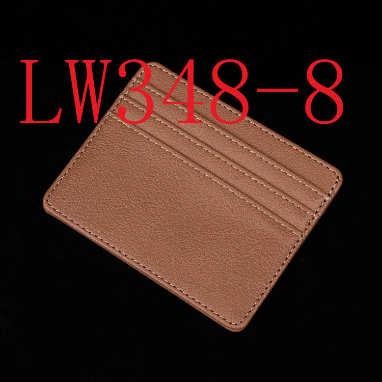 Universal ultra-thin multi-position PU wallet bank card cover #LW348