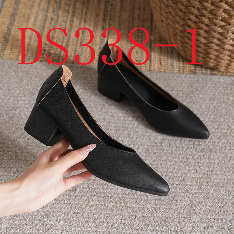 Spring and autumn Joker soft leather pumps #DS338