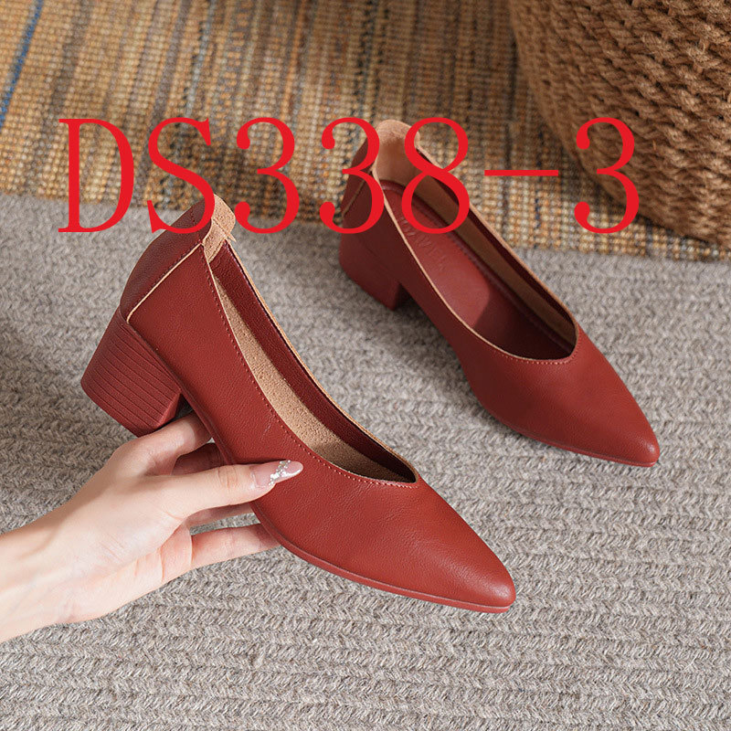 Spring and autumn Joker soft leather pumps #DS338