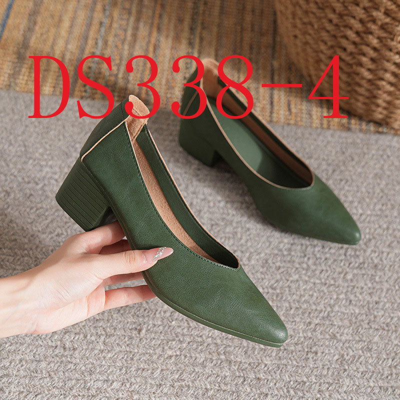 Spring and autumn Joker soft leather pumps #DS338
