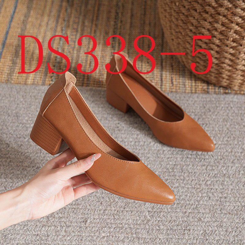 Spring and autumn Joker soft leather pumps #DS338