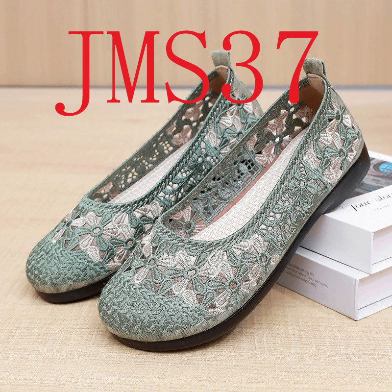 Embroidered flat shoes #JMS37