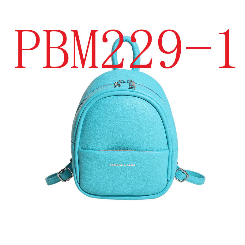 Egg-shaped backpack solid color small bag #PBM229