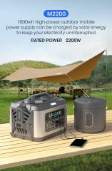 M3000 25.6V 125Ah 3072Wh NCM Lithium Battery Portable Outdoor Power Station