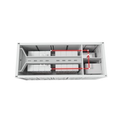 10 feet 300-645Kwh Air Cooling Power Container Industrial Energy Storage System LiFePO4 Lithium Battery Modular design Container Power Storage