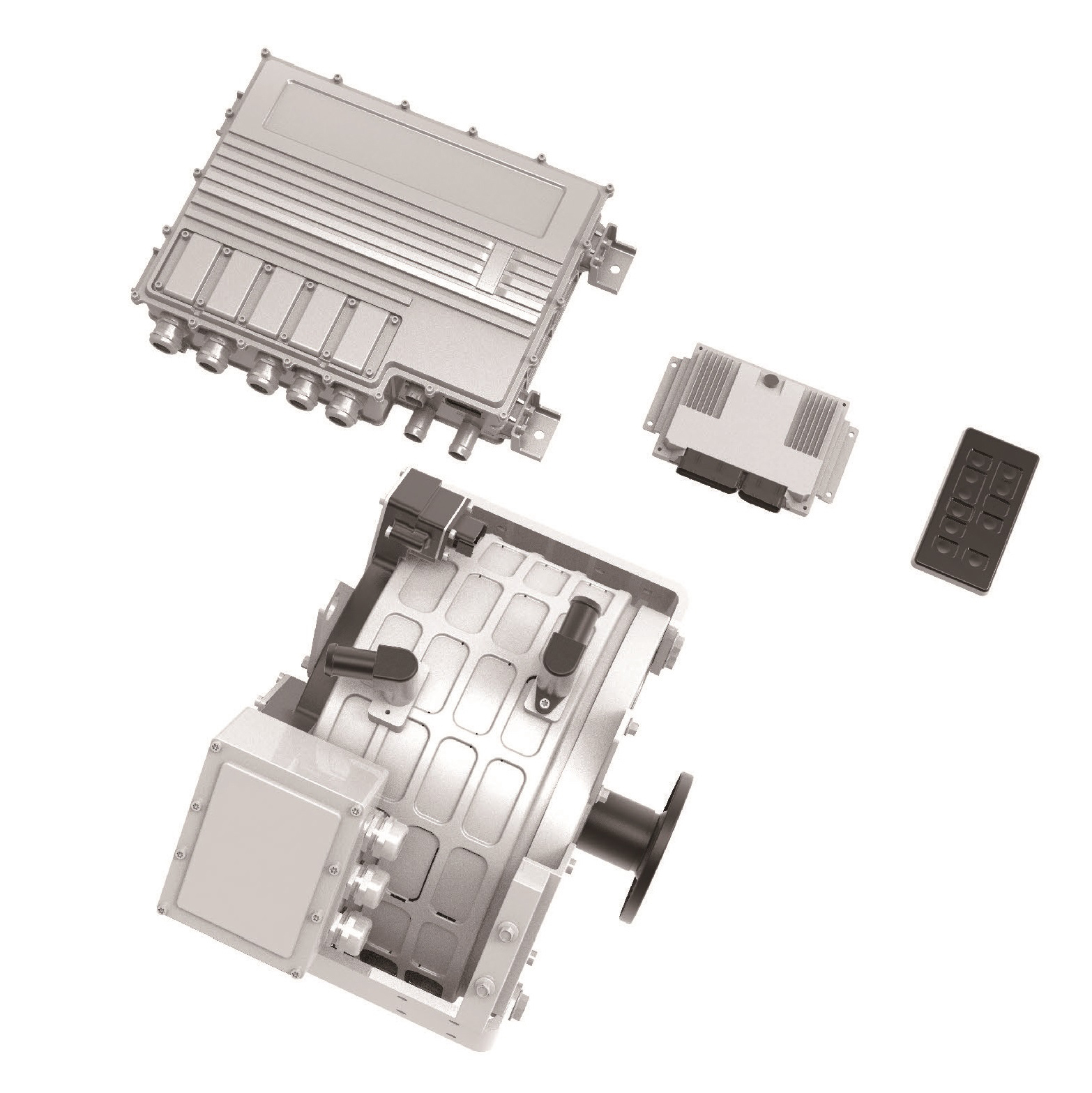 Electric Bus Drive Control System 90kW-180kW Pure Electric Drive System for 8-8.5m Electric Bus EV Drive System