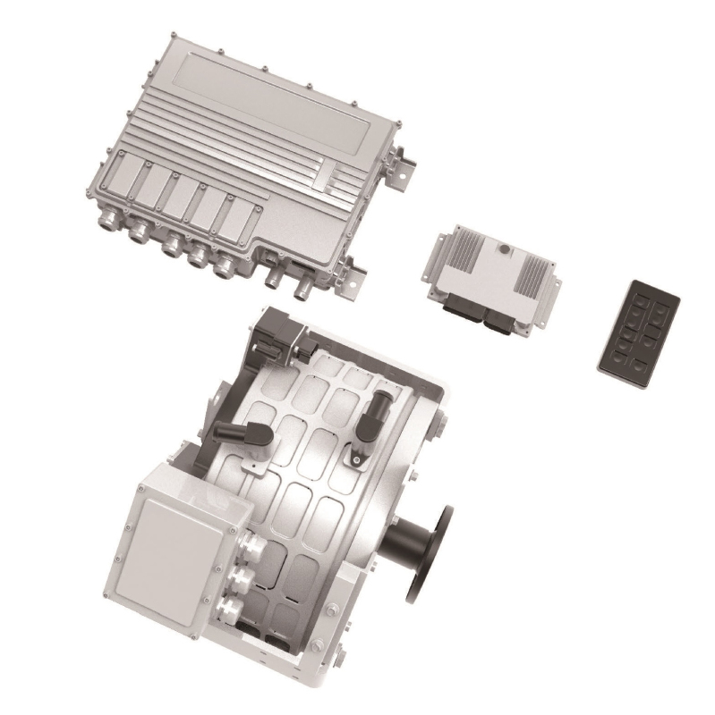 Electric Bus Drive Control System 90kW-180kW Pure Electric Drive System for 8-8.5m Electric Bus EV Drive System