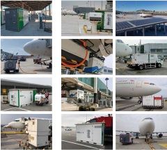 115VAC 400Hz 280kWh 180kVA Towed Aircraft Ground Energy Storage System Power Supply Static Frequency Conversion Power