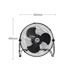 Quatliy big air flow Portable Ac Dc Rechargeable Solar Standing Fan With Solar Panel Solar Fan System