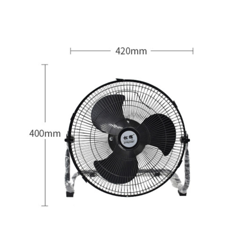 Quatliy big air flow Portable Ac Dc Rechargeable Solar Standing Fan With Solar Panel Solar Fan System