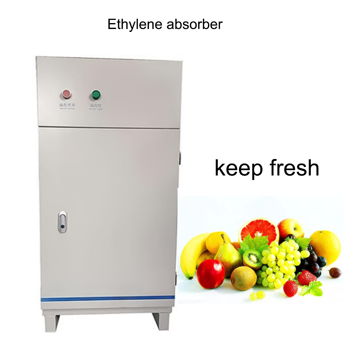 Eco atmosphere system for fruits and vegetable storage