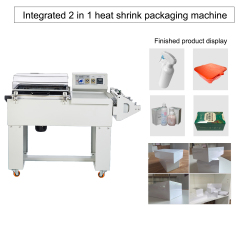 FM5540 2-in-1 integrated heat shrink machine semi-auto heat shrinking packing machine
