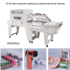 FM5540 2-in-1 integrated heat shrink machine semi-auto heat shrinking packing machine