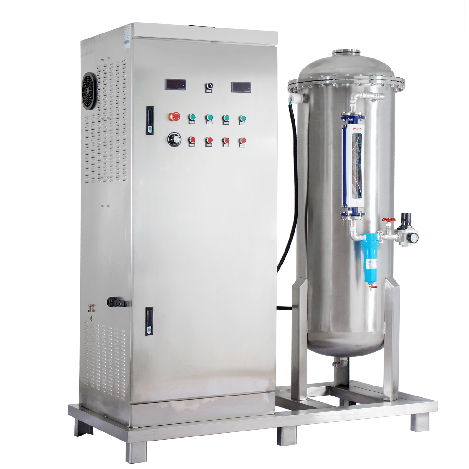 professional industrial ozone generator for waste water treatment 100m3 3kg ozone output