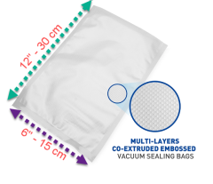 Sous Vide Bag Vacuum Emboss vacuum bags