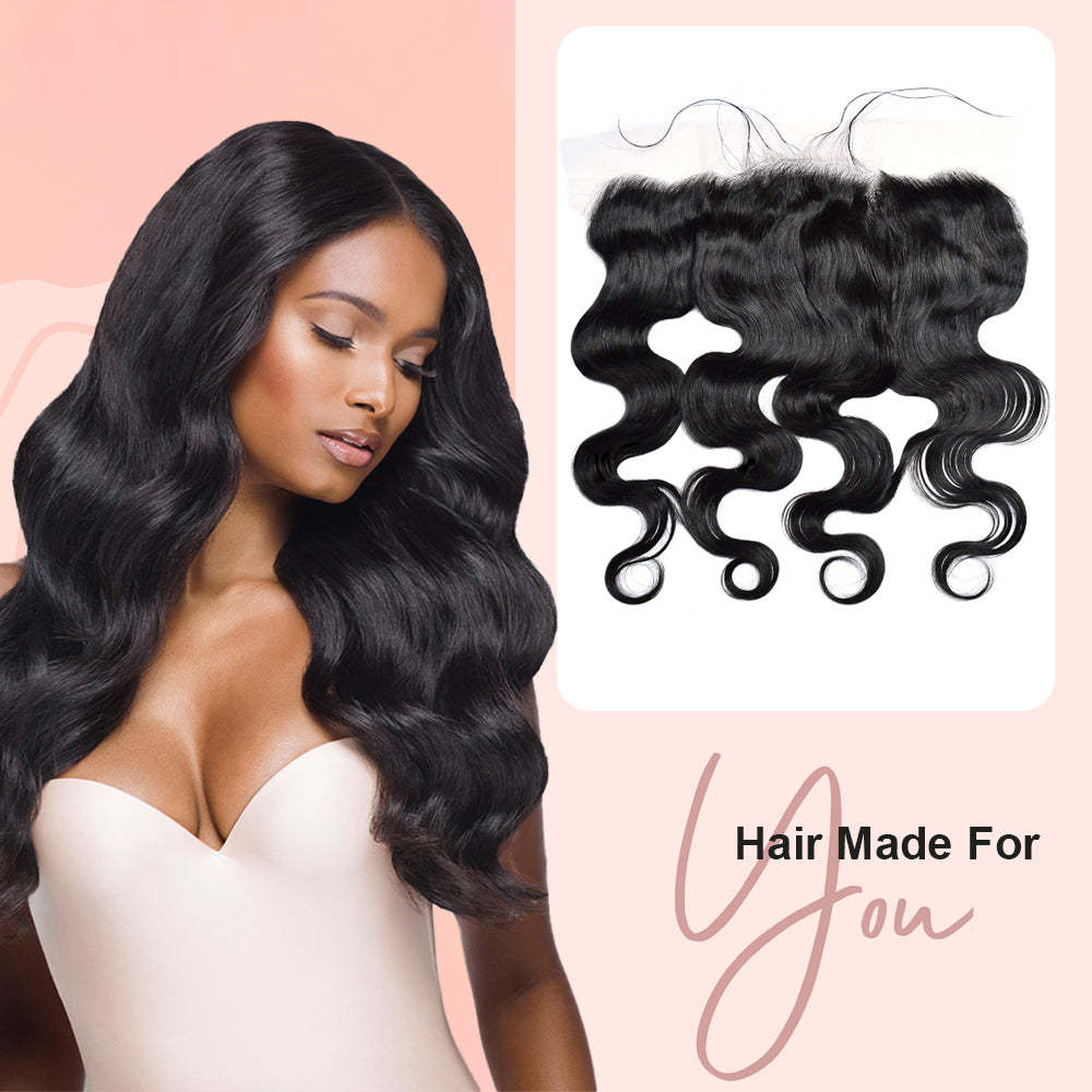 #1B Body Wave HD Lace Closure Natural Looking RXHAIR