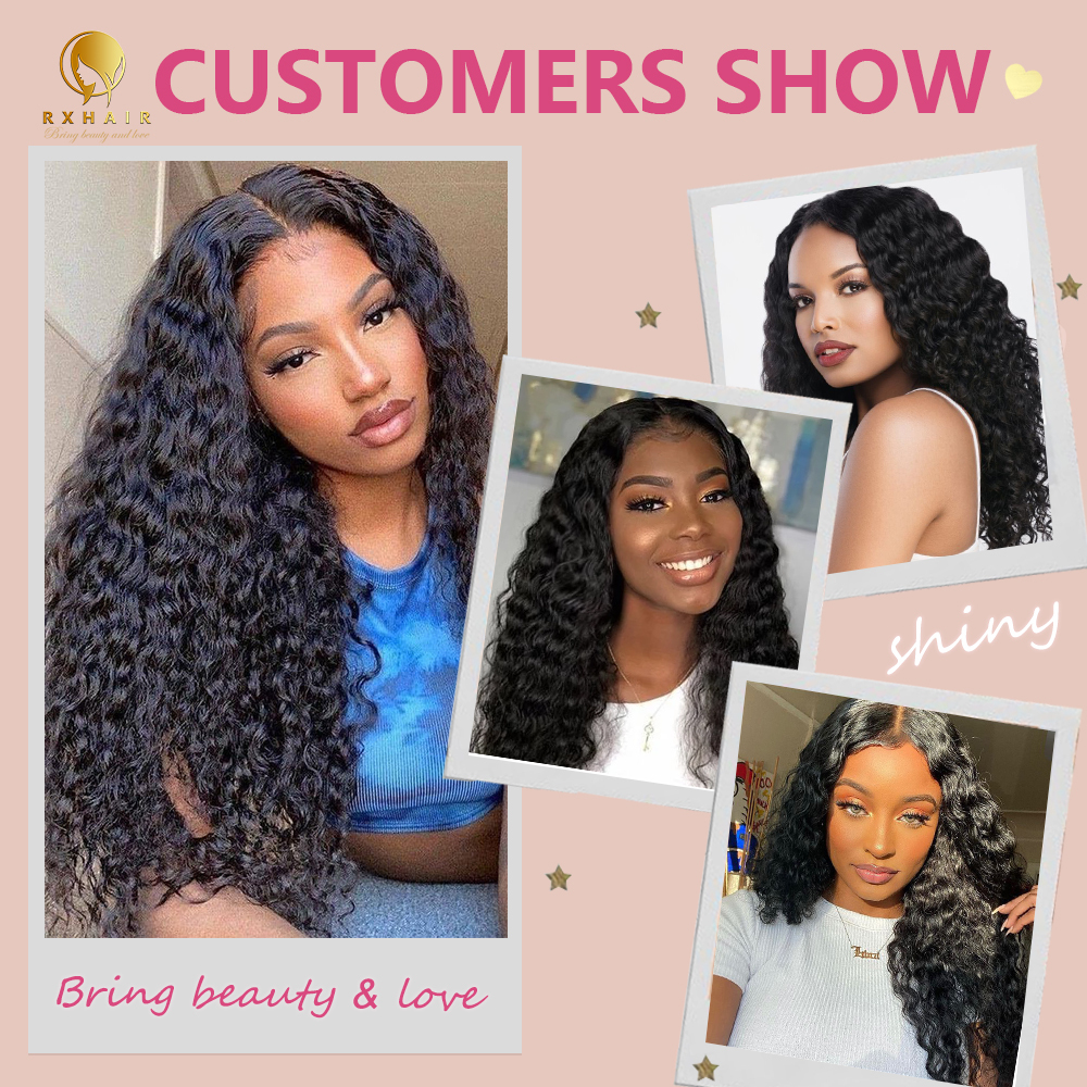 #1B Italian Curly Hair Weave Bundles Human Hair 100% Quality Virgin Human Hair None Chemical Bundles RXHAIR