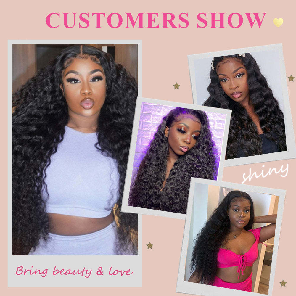#1B Loose Deep Wave HD Lace Closure Natural Looking RXHAIR