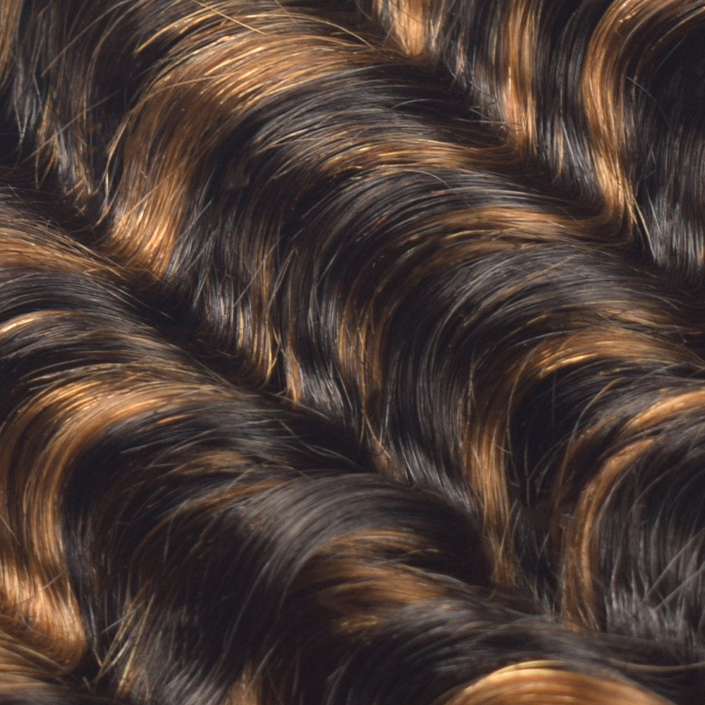 #P1B/30 Boho Braids Deep Wave No Weft Bulk Hair for Human Hair RXHAIR