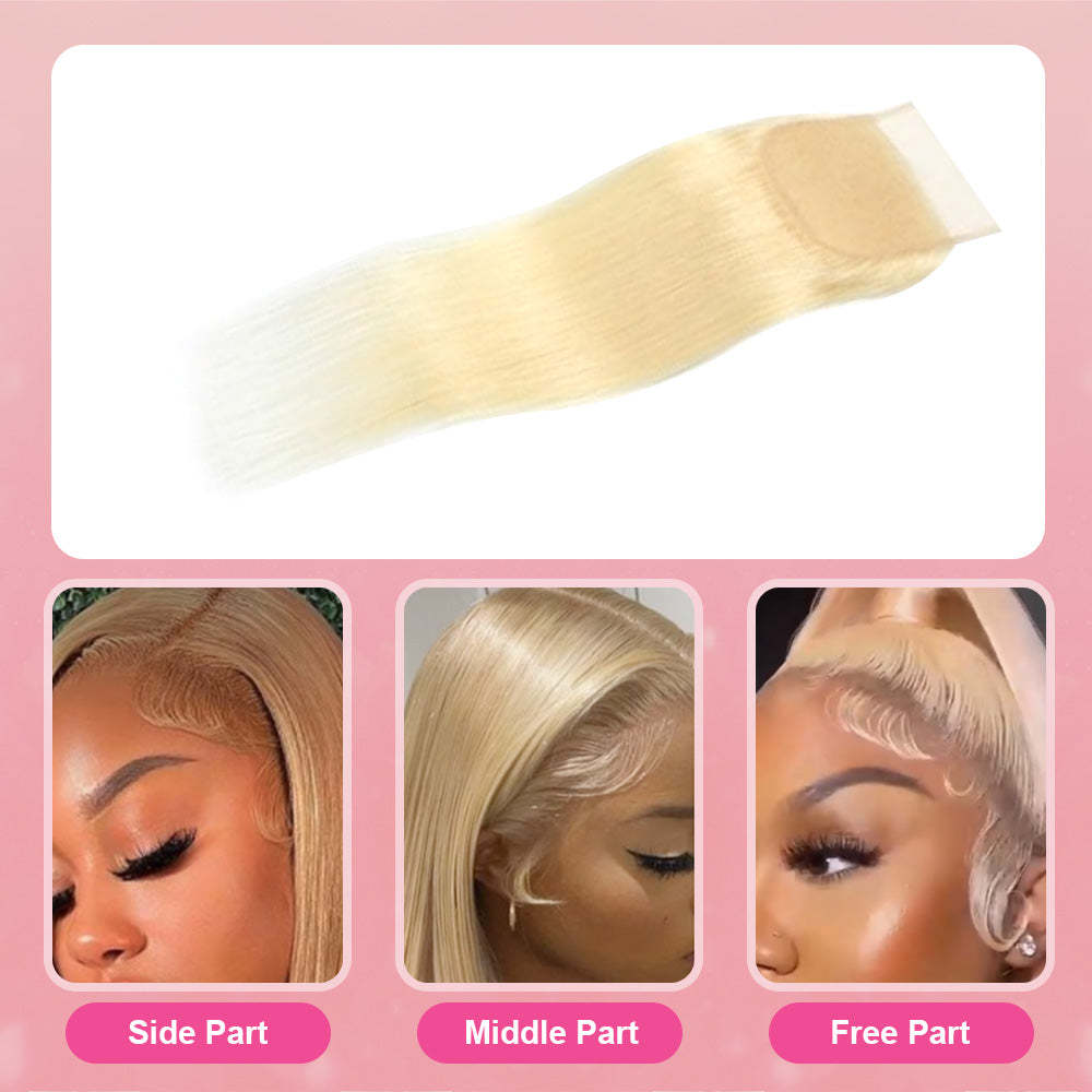 Straight #613 HD Lace Closure Human Hair RXHAIR