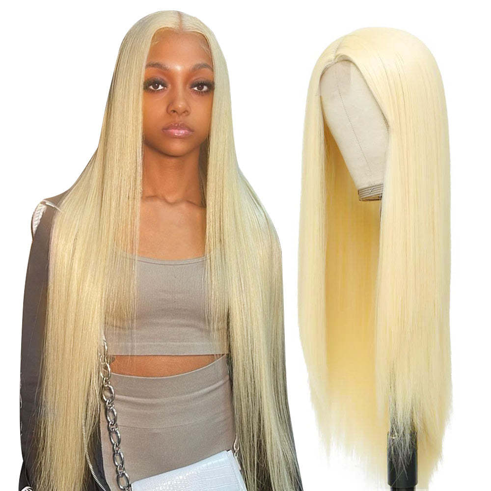 #613 Blonde Straight HD Lace Front Wigs Human Hair Glueless Wig Transparent Lace Frontal Wigs RXHAIR
