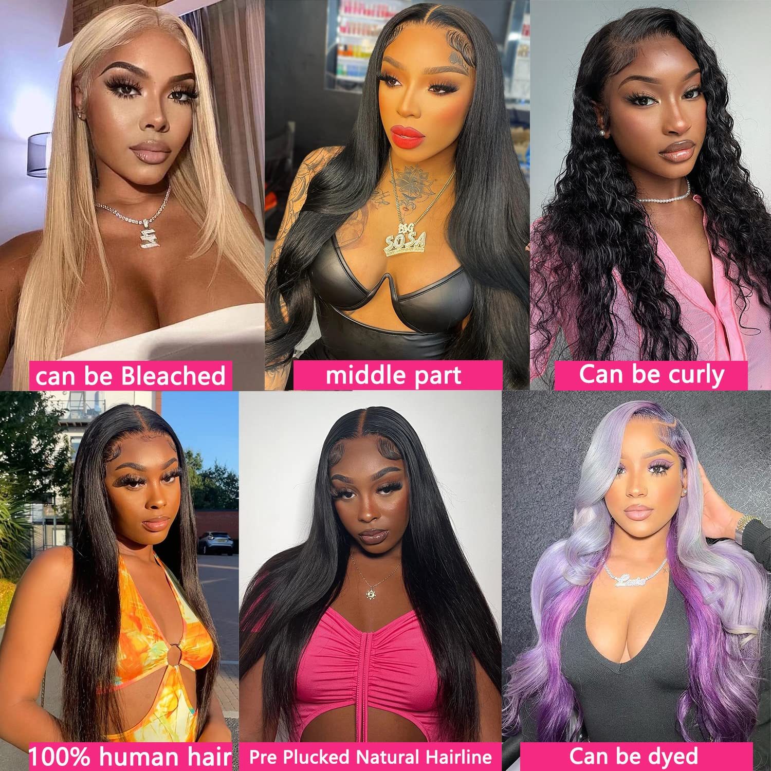 #1 Straight HD Lace Front Wigs Human Hair 200% Density Transparent Lace Frontal Wigs Pre Plucked With Baby Hair RXHAIR