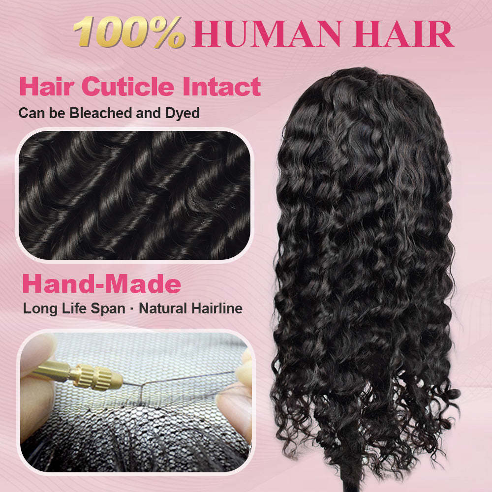 #1 Loose Deep Wave HD Lace Front Wigs Human Hair 200% Density Transparent Lace Frontal Wigs Pre Plucked With Baby Hair RXHAIR