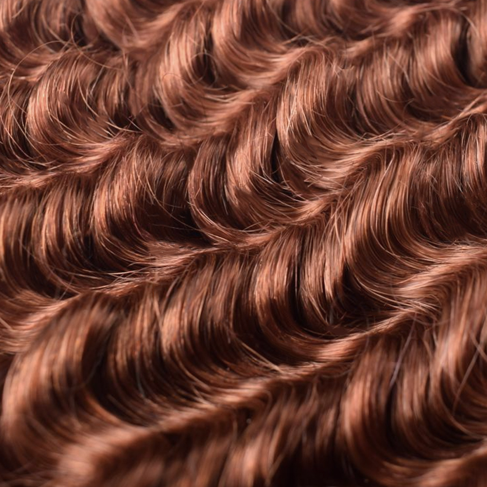 #33 Boho Braids Deep Wave No Weft Bulk Hair for Human Hair RXHAIR