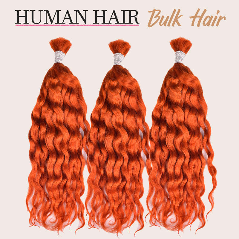 #350 Deep Wave Boho Braids No Weft Bulk Hair for Human Hair RXHAIR