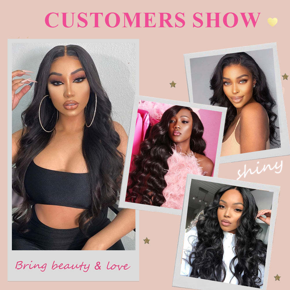 #1B Body Wave HD Lace Closure Natural Looking RXHAIR
