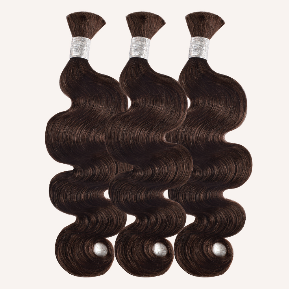 #2 Body Wave Boho Braids No Weft Bulk Hair for Human Hair RXHAIR