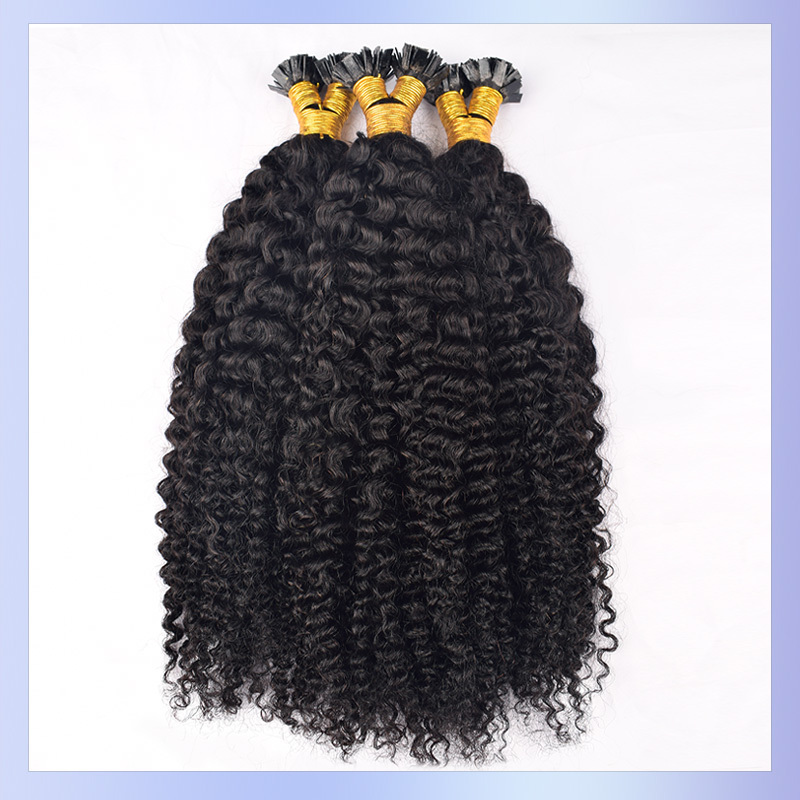 Flat Tip Hair Extensions Human Hair Natural Color 100% Real Human Hair Brazilian Remy Flat Tips Hair for Women 100g