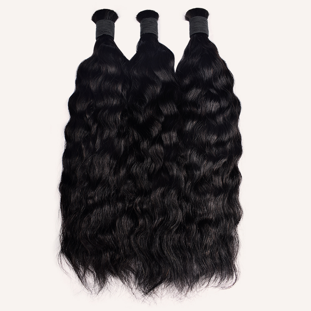 #1 Wave And Wet Boho Braids No Weft Bulk Hair For Human Hair RXHAIR