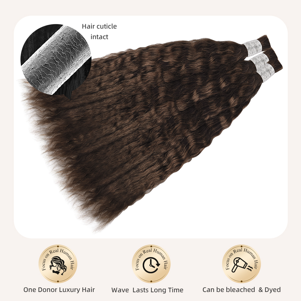 #2 Wave And Wet Boho Braids No Weft Bulk Hair For Human Hair RXHAIR