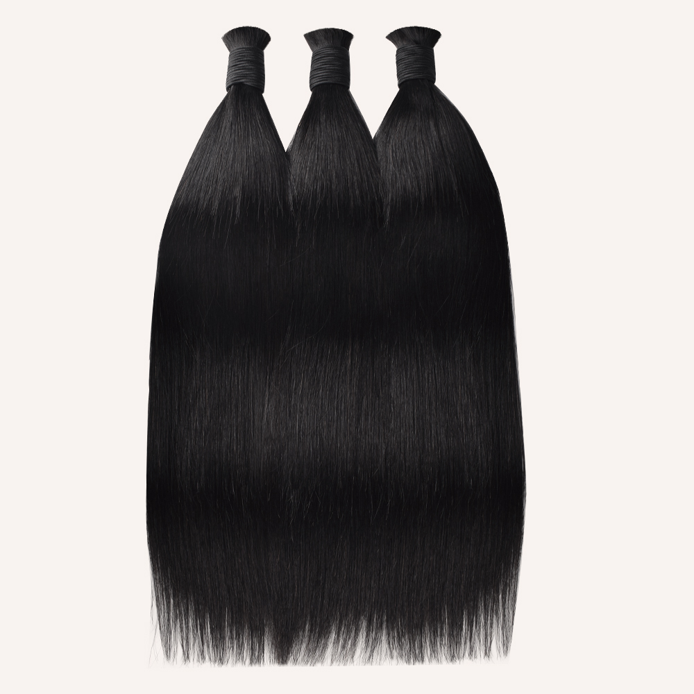 #1 Boho Braids Straight No Weft Bulk Hair for Human Hair RXHAIR