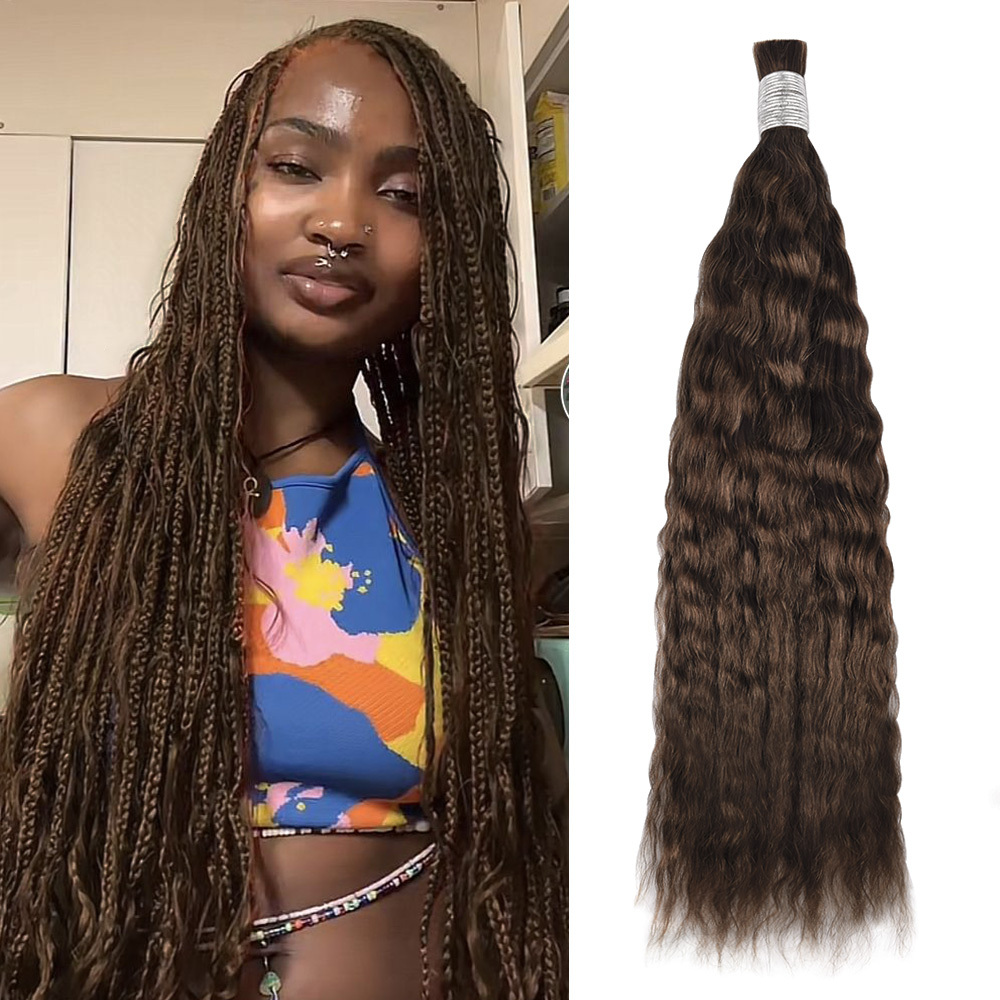 #2 Wave And Wet Boho Braids No Weft Bulk Hair For Human Hair RXHAIR