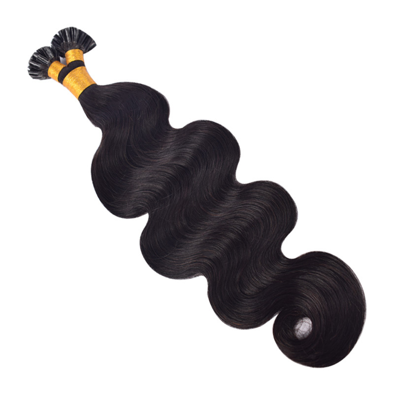 Body Wave U Tip Hair Extensions Real Human Hair 100g Natural Black Utip Hair Extensions Human Hair For Women