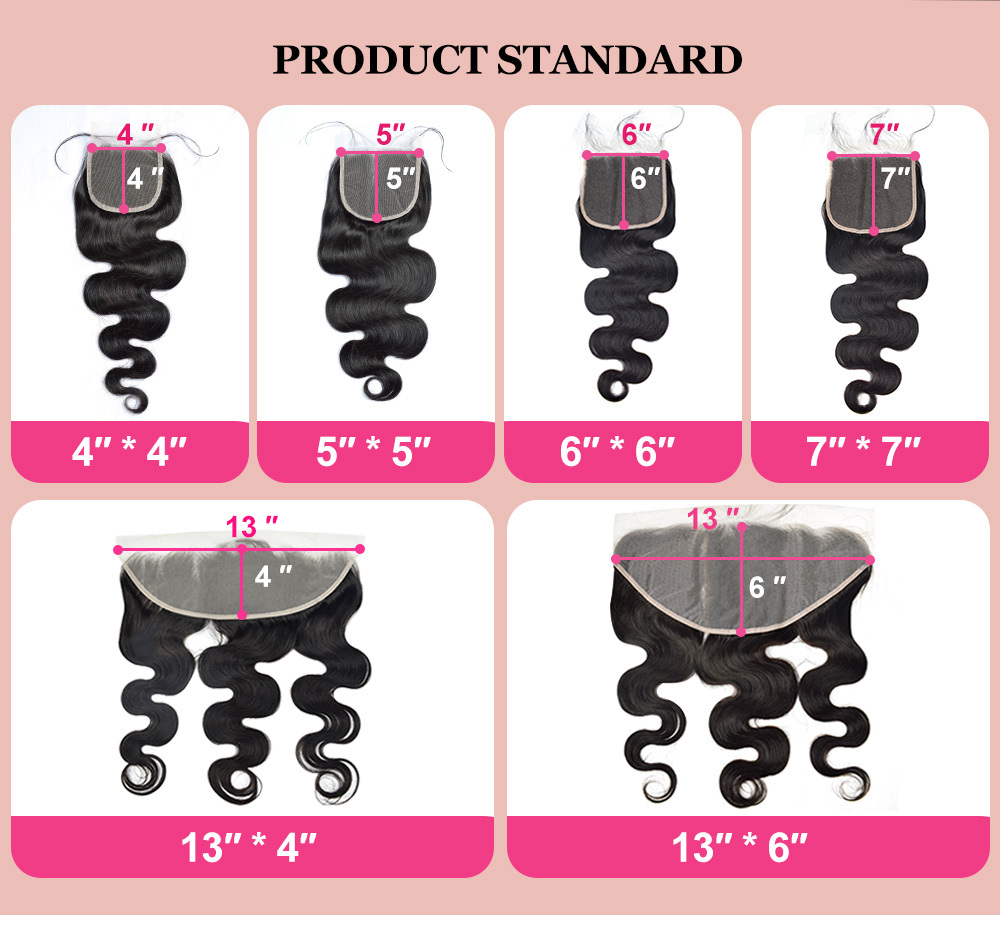 RXHAIR Burnese Curly #1B HD Lace Closure Transparnet Lace Human Hair