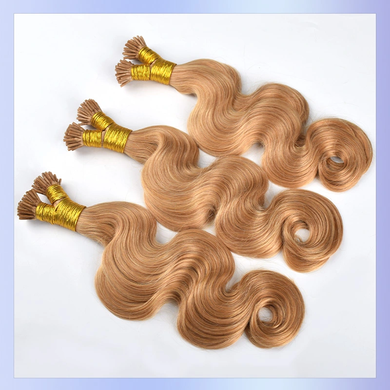 Body Wave I Tip Hair Extensions Human Hair Natural Black Itips Hair Extension For Black Women 100% Real Human Hair 100g