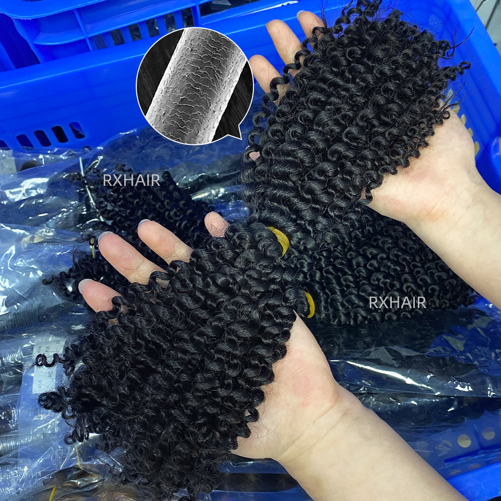 #1B SDD boho braid hair 100% Human Hair Super Double Drawn  No Weft Only Hair