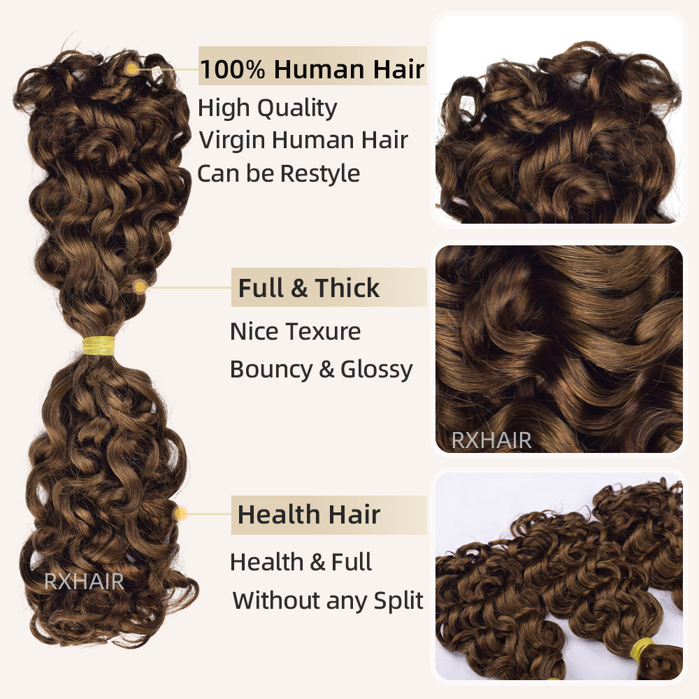 SDD Italian Curly  Boho Braid Hair 100% Virgin Raw Human Hair | Tangle-Free