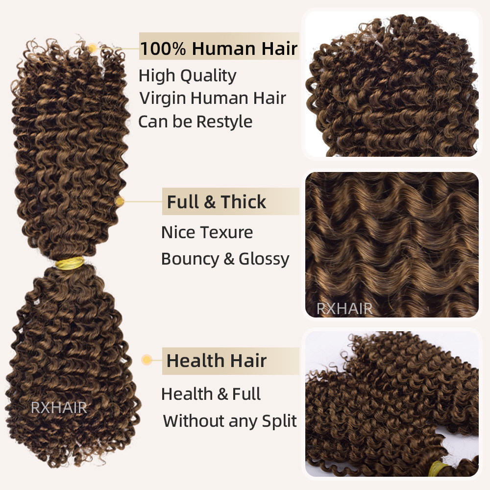 Super Double Drawn Kinky Curly Hair 100% Virgin Human Hair | SDD Tight Coily 3B/3C Texture | Tangle-Free