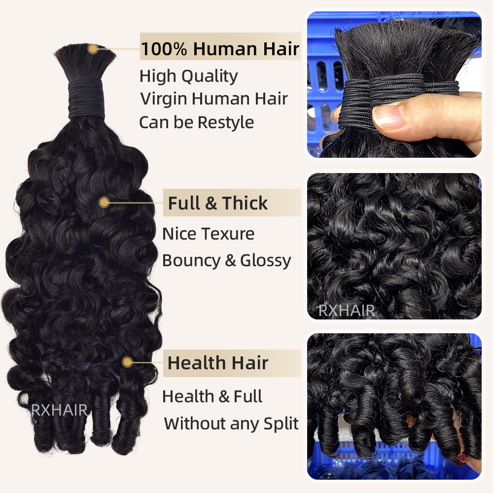 100% Virgin Human Hair France Curly #1B |  Tangle-Free & Heat Resistant