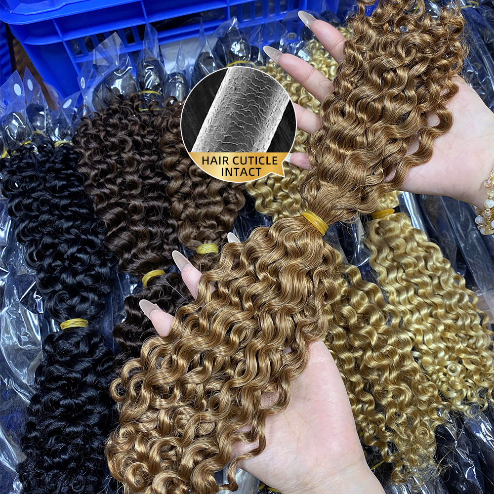Super Double Drawn Deep Curly Boho Braid | 100% Virgin Raw Human Hair for Voluminous & Tangle-Free Styles